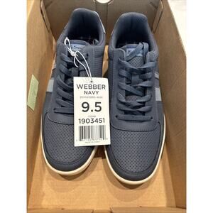 Ben Sherman Men's Sneaker Memory Foam Insole Rubber Outsole Webber Navy Sz 9.5